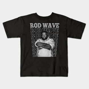 Rod wave best potrait Kids T-Shirt